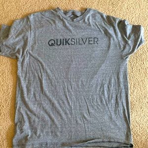 Quicksilver grey  tee Vintage MENS  XL